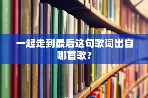 一起走到最后这句歌词出自哪首歌？